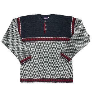 Authentic Norwegian Design Wool Pullover Sweater Size Medium